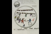 Baseball Action by Clare 1st grade