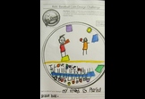 Friend Playing Baseball by Bella 1st grade