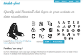 bbclub-font and its demo using Sports Data LLC API