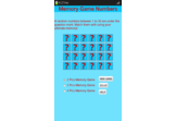 Memory Game Numbers