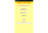 Speed Converter