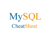 MySQL Cheatsheet