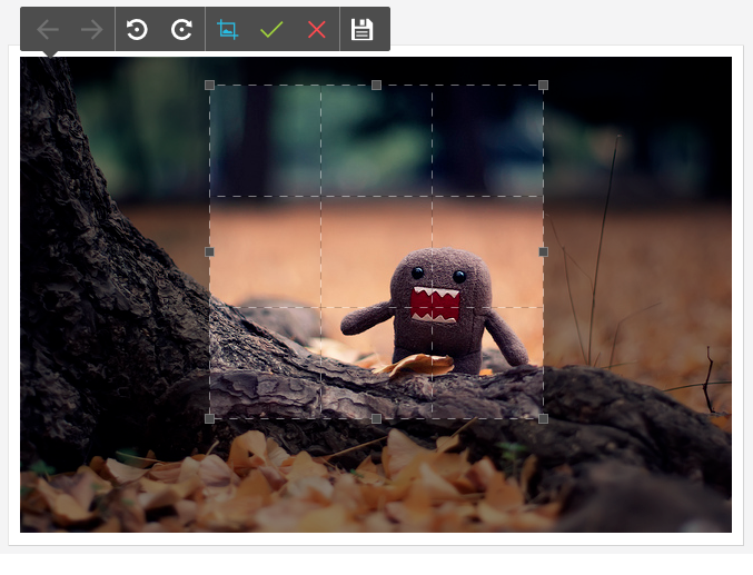 DarkroomJS Explore interactivity with Fabric.js