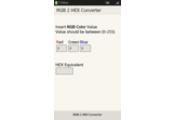 RGB 2 HEX