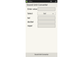Sound Unit Converter