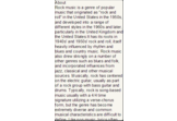 Music Info