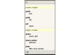 Kurdish English Dictionary