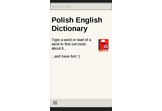 Polish English Dictionary