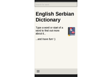 English Serbian Dictionary