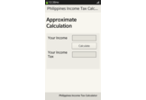 Philippines Income Tax Calculator