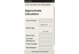 UK Income Tax Calculator