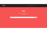 ksl : Kenyan Sign Language Dictionary