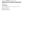 Perfect Volunteer