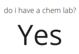 do i have a chem lab