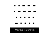 Morse Code Clock