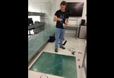 Water Graffiti LED Table