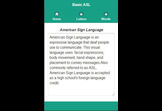Basic American Sign Language