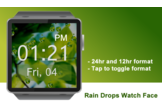 Rain Drops Watch Face for Gear 2