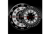Rotating Disc Dial Watch