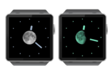Lunar Clock - Beautiful Moon Phase Clock