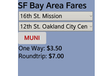 SF Bay Area Transit Fare Calculator 