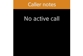 Caller Notes
