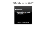 Word for the Day