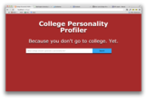 College Personality Profiler