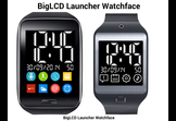 BigLCD Launcher Watchface