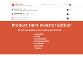 Product Hunt Investor Edition