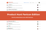 Product Hunt Favicon Edition