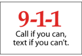 Emergency Text to Call 911