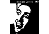Nic Cage Quotes for Pebble SmartWatch