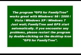 GPS for FamilyTree