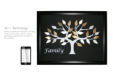 IoTree: Framed Art + IoT = More Connecting with your Ancestors