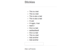 Stickies
