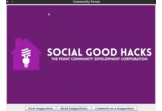 Community Forum website + program