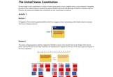 U.S. Constitution Simulation