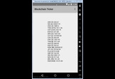 Blockchain ticker Android App
